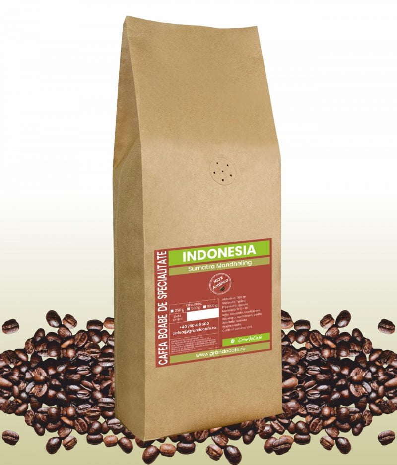 Cafea de origine Indonesia Sumatra Mandheling