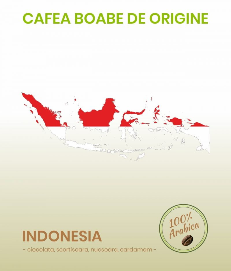 Cafea de origine Indonesia Sumatra Mandheling