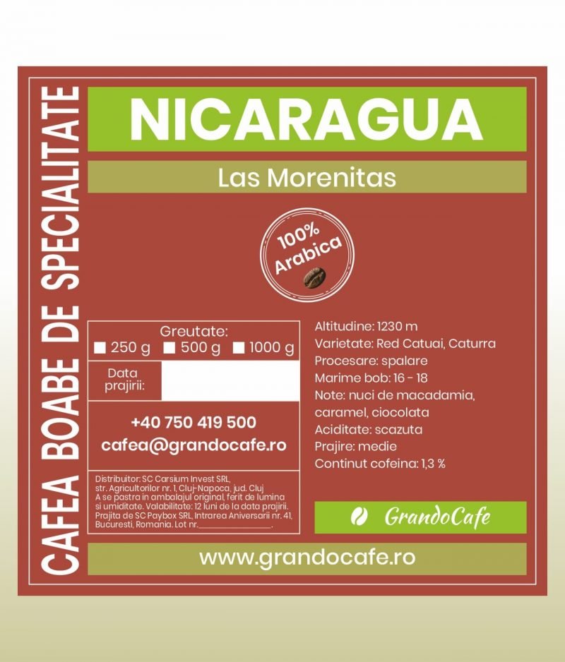 cafea de origine nicaragua